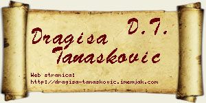 Dragiša Tanasković vizit kartica
